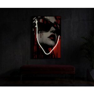 Mauro Ferretti Pictură pe perete „Psyco” cu LED – 3D, 60x90 cm
