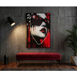 Mauro Ferretti Pictură pe perete „Psyco” cu LED – 3D, 60x90 cm
