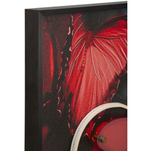 Mauro Ferretti – Imagine LED pe pânză „Butterflies” 60x90 cm cu aplicații 3D din acril
