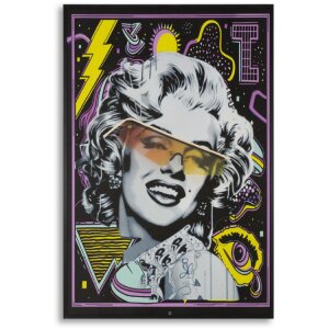 Painting LED pe pânză „Marilin” 60x90 cm – Aplicații 3D acrilice