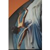 Imagine LED pe pernă „Dancer” 60x90 cm – aplicații acrilice 3D