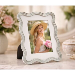 Rama foto Mauro Ferretti "Elizabeth" 15x20 cm, albastru deschis