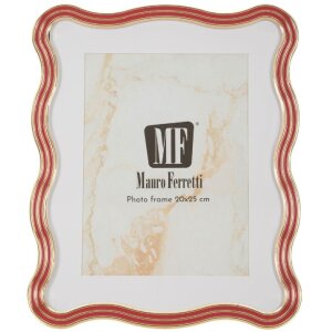 Rama foto "Elizabeth" 20x25 cm, roșu-aur, din zință și sticlă