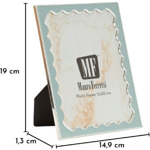 Ramă foto „Juliette” 12,5x17,5 cm, albastru deschis, Mauro Ferretti