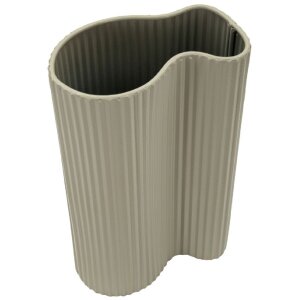 Vază „Frankfurt” Mauro Ferretti, fier, albă, 21x12x36 cm