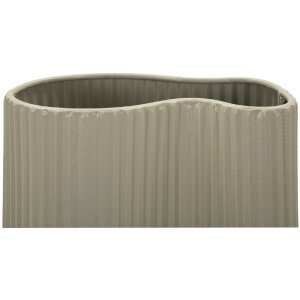 Vază „Frankfurt” Mauro Ferretti, fier, albă, 21x12x36 cm