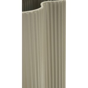 Vază „Frankfurt” Mauro Ferretti, fier, albă, 21x12x36 cm