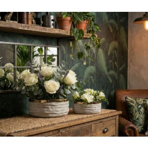 Set de cachepots Mauro Ferretti „Lima” 2 piese Ø22,5x10,5 cm / Ø18x8,5 cm