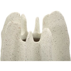 Vază „Ester“ Mauro Ferretti, Ø23x50 cm, din polyresin, design sculptural organic