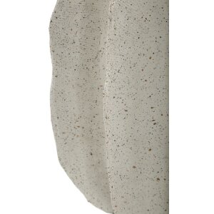 Vază "Ester" Mauro Ferretti, Ø26x40 cm, din polyresin, cu suprafață texturată naturală