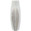 Vază "Ho Chi Minh" Mauro Ferretti, alb calcat, 35x13,5x37,5 cm