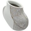 Vază "Ho Chi Minh" Mauro Ferretti, alb calcat, 35x13,5x37,5 cm