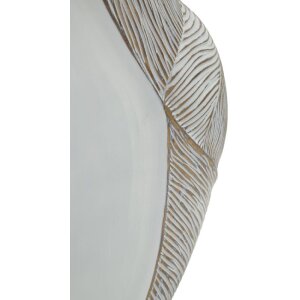 Vază „Ho Chi Minh” Mauro Ferretti, alb mat, 27x11,5x31 cm