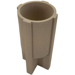 Stâlp pentru vase de flori „Moai” Ø39x80,5 cm, maro, Mauro Ferretti