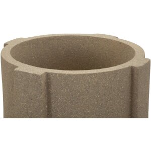 Stâlp pentru vase de flori „Moai” Ø39x80,5 cm, maro, Mauro Ferretti