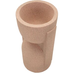 Stâlp pentru vază cu flori „Nui” 36x34x70,5 cm Roșu Mauro Ferretti