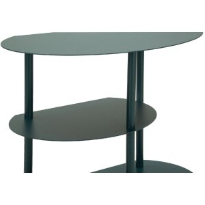 Mauro Ferretti Nachttisch Saturn Ottanio 49,5x27,5x49,5 cm Metall