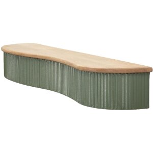 Set rafturi de perete Mauro Ferretti Frankfurt, 2 piese, lemn cauciuc și metal