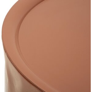 Mauro Ferretti Couchtisch Set Norimberga 2 teilig Metall Rot Weiß