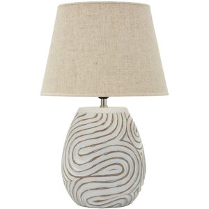 Lampă de masă Mauro Ferretti Oblix, Ø35x55 cm,...