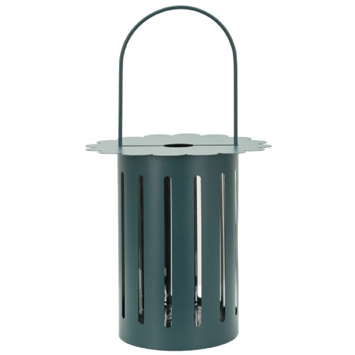 Lanterna Mauro Ferretti Saturno Ottanio, metal și sticlă, Ø24x43 cm