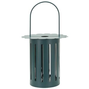 Lanterna Mauro Ferretti Saturno Ottanio, metal și sticlă,...