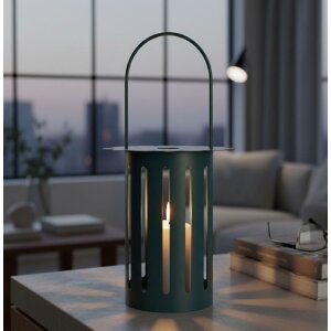 Lanterna Mauro Ferretti Saturno Ottanio, metal și sticlă,...