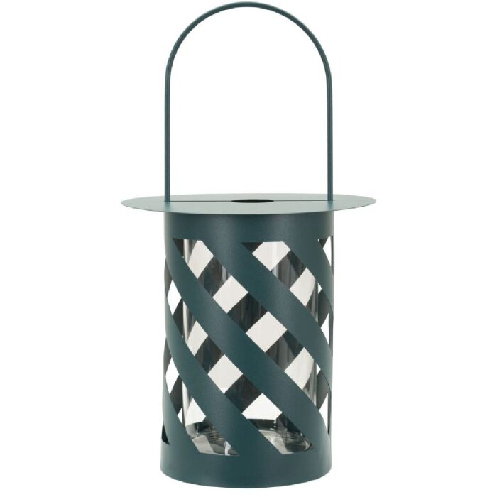 Lateră Saturno Ottanio Twist Mauro Ferretti, Ø23x43 cm, metal și sticlă