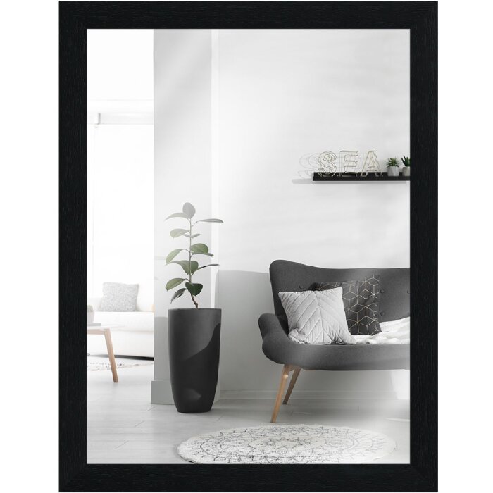 Oglindă MendeFrames H980 – 30x60 cm, ramă foto din lemn masiv, finisaj mat natural