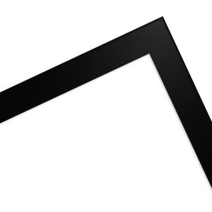 Ramă foto MendeFrames din lemn masiv negru 15x15 cm cu sticlă clară