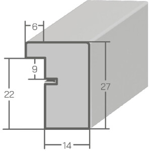 Ramă foto MendeFrames 960, kirschbaum, 15x15 cm, cu sticlă antireflex