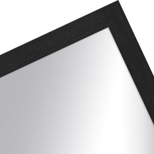 Oglindă MendeFrames serie H960, negru cu efect de mătăsă, 21x29,7 cm