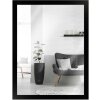 Oglindă de perete MendeFrames H960, 50x70 cm, profil lemn negru