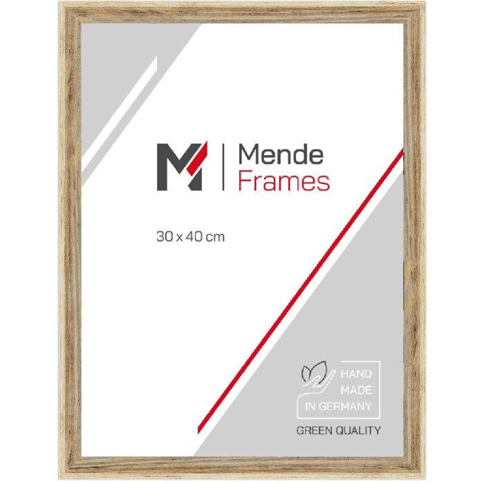 Rama foto MendeFrames H790 Strandhaus 10x30 cm natur cu sticlă Museumglas