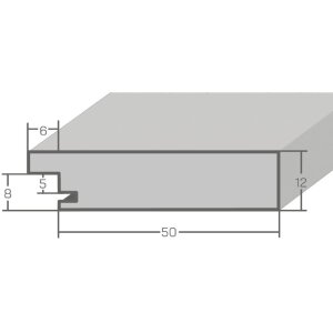 Ramă foto MendeFrames Profil 780 din ești 59,4x84,1 cm cu sticlă artificială