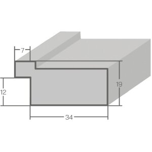 Rama foto MendeFrames H690 vintage 20x30 cm cremebraun cu sticlă antireflex