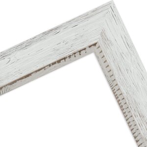 Ramă foto vintage MendeFrames H690 30x60 cm albă cu sticlă antireflex