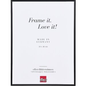 Rama foto Effect B1 Alu S1, rezistentă la flăcări, negru sau argintiu, 13x18-70x100 cm