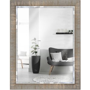 MendeFrames Wandspiegel H670 Industrial taupe 21x29,7 cm