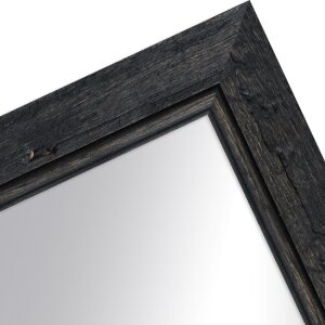 Oglindă de perete MendeFrames H660 Shabby-Chic 50x65 cm, negru