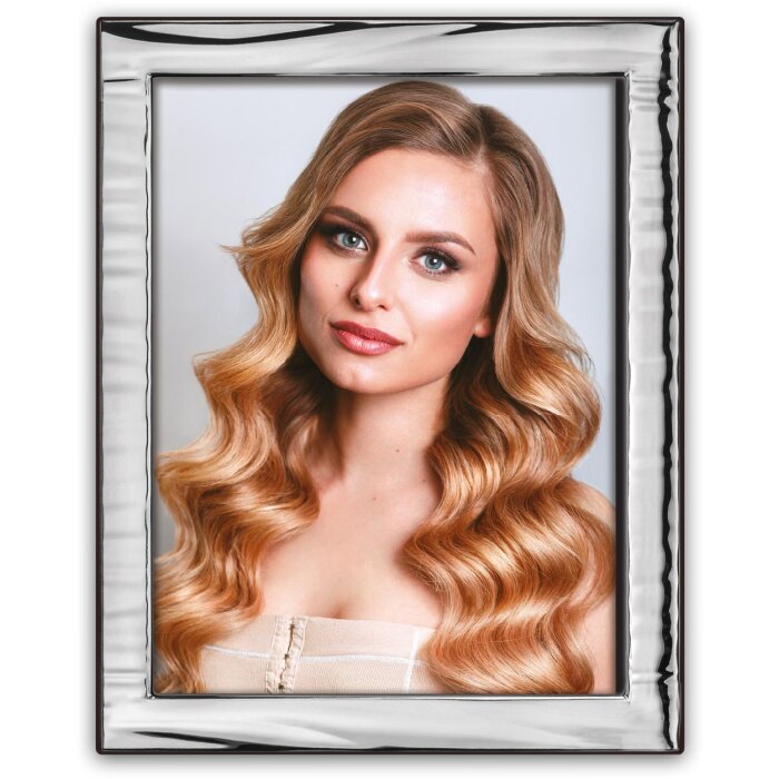 Rama foto ZEP Grosseto versilberată cu spate din lemn 10x15 cm & 13x18 cm