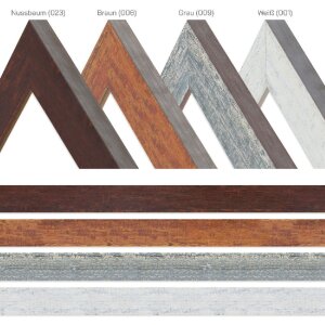 MendeFrames oglindă de perete H610 vintage maro 30x60 cm