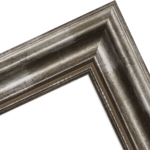 Rama foto MendeFrames H550 antic argint, lemn masiv molid, 59,4x84,1 cm