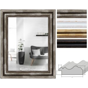 MendeFrames H550 Antic – oglindă perete din lemn masiv, design baroc