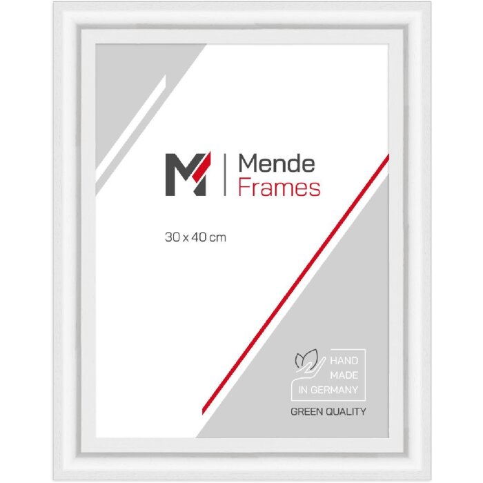 MendeFrames H540 Ramă Foto Modern Alb Aspect Lemnos 70x90 cm Sticlă Antireflex