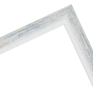 Rama foto MendeFrames H490, modernă, albastru deschis, cu sticlă antireflex, 21x29,7 cm