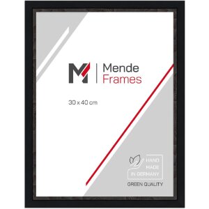 Ramă foto MendeFrames H490 – design modern, cu sticlă antireflex și decorații din lemn