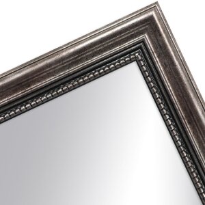 Oglindă de perete MendeFrames H450, antic metalic, 30x90 cm