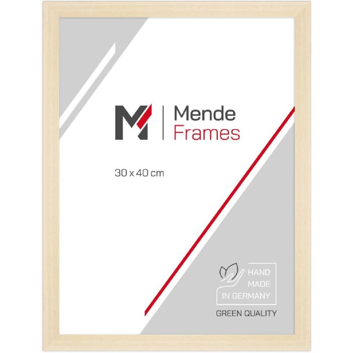 MendeFrames H430 Ramă foto din lemn natur 50x65 cm sticlă de muzeu