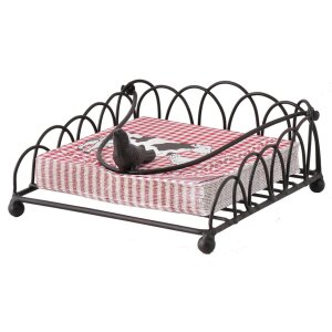 Serviettenhalter - 20x20x9 cm braun